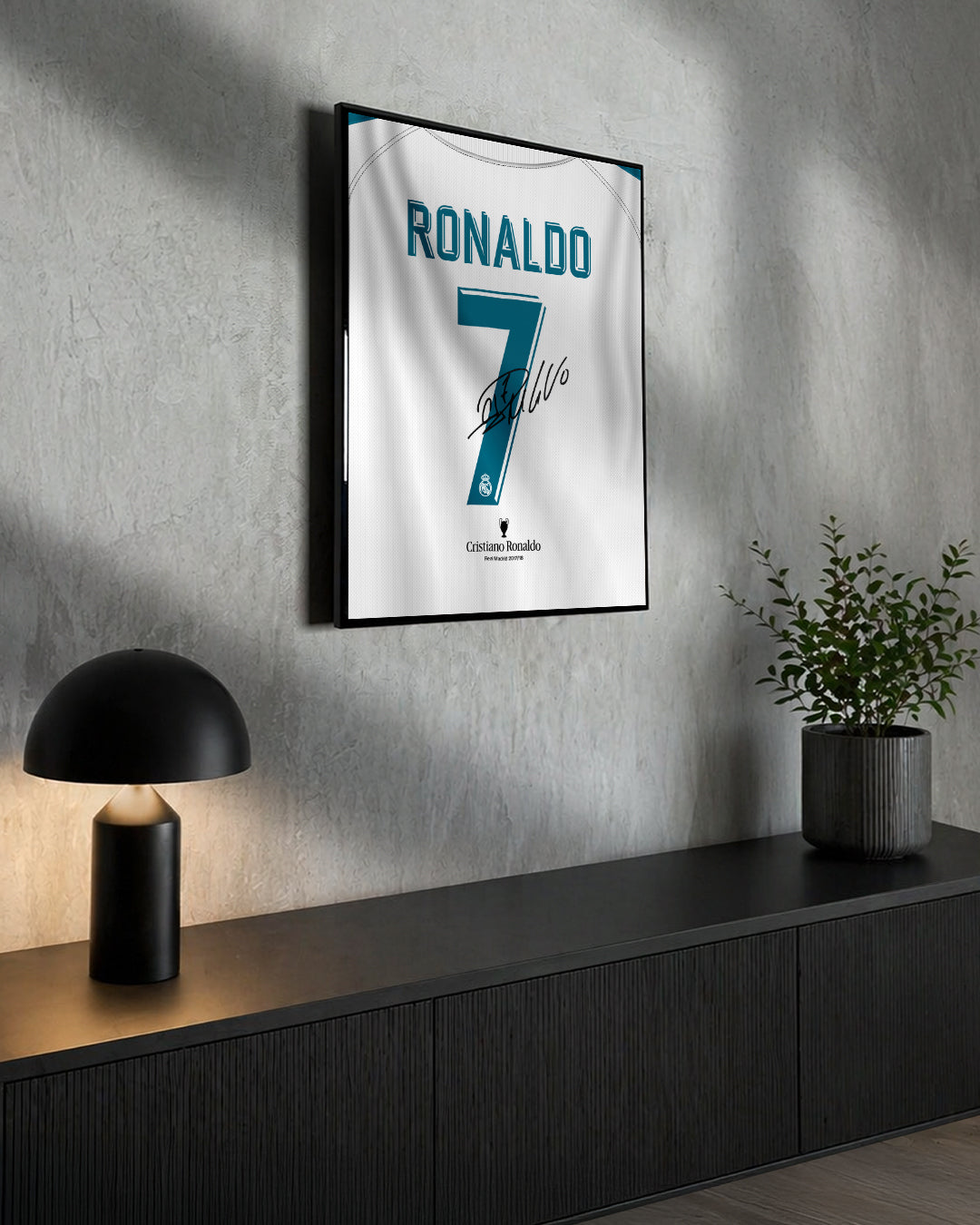 Real Madrid 2017/18 Local - Diseño Dorsal