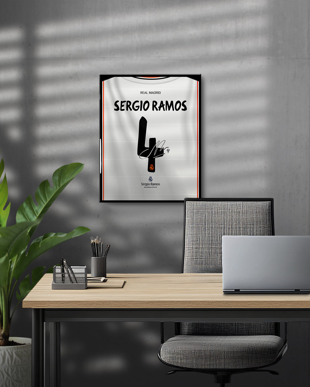 Real Madrid 2013/14 Local - Diseño Dorsal