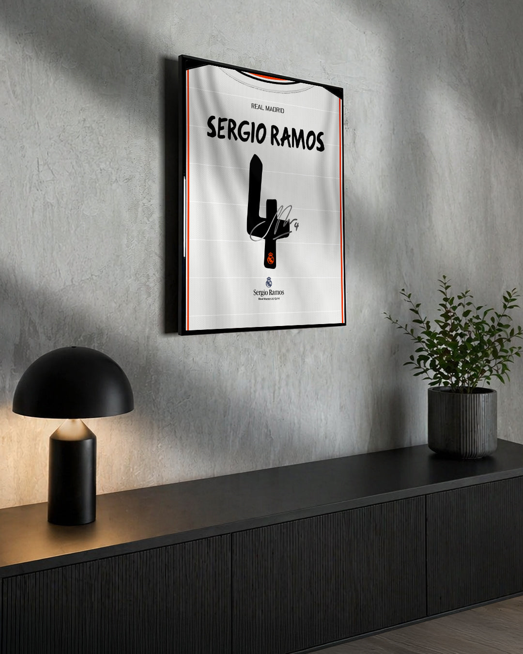 Real Madrid 2013/14 Local - Diseño Dorsal
