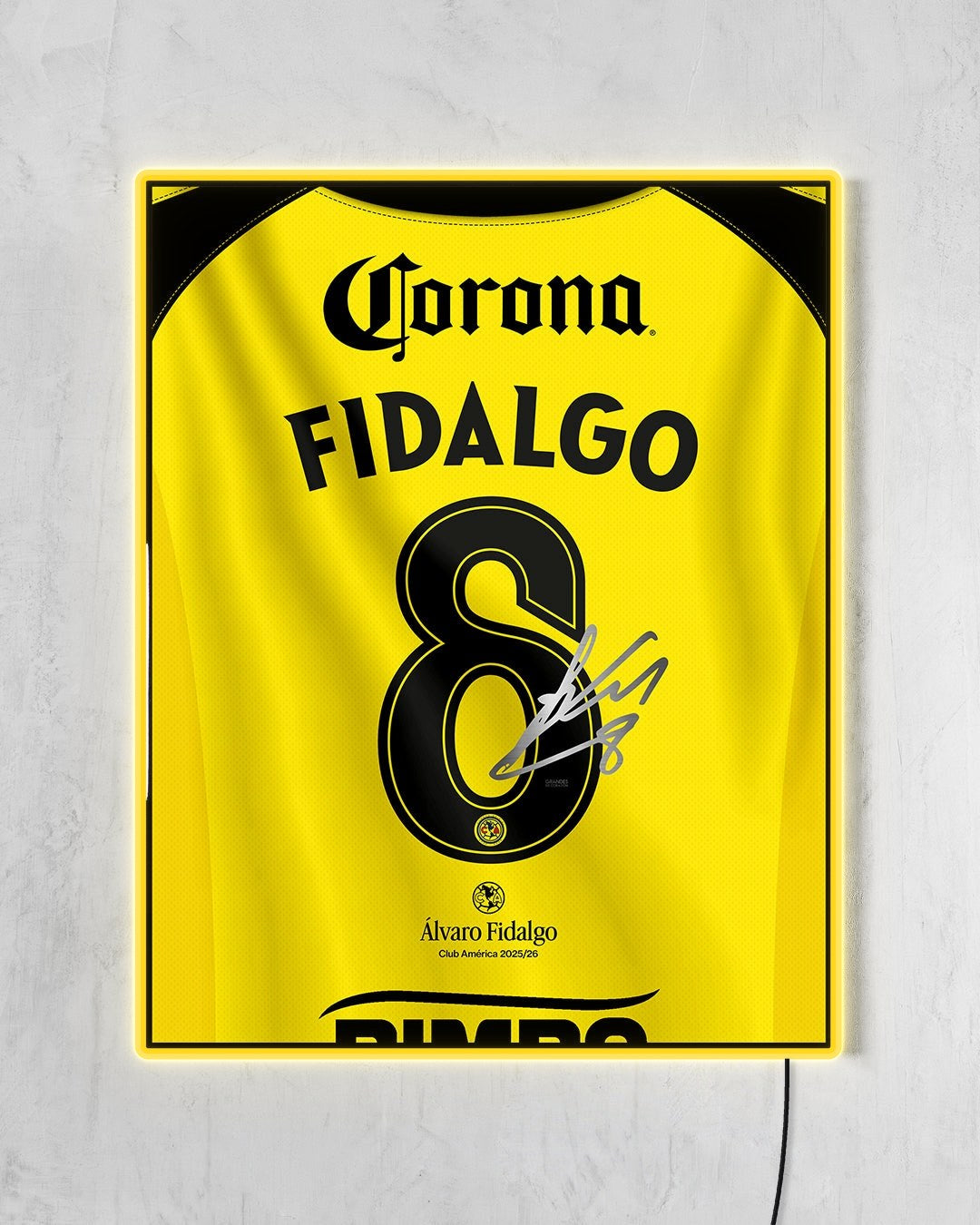América 2025/26 Local - Diseño Dorsal con LED amarillo encendido