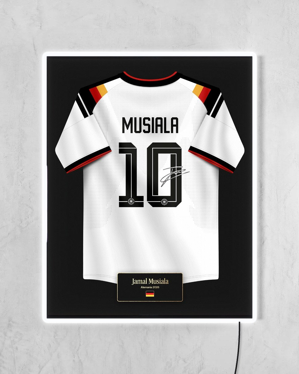 Alemania 2026 Local - Diseño Jersey con LED blanco encendido