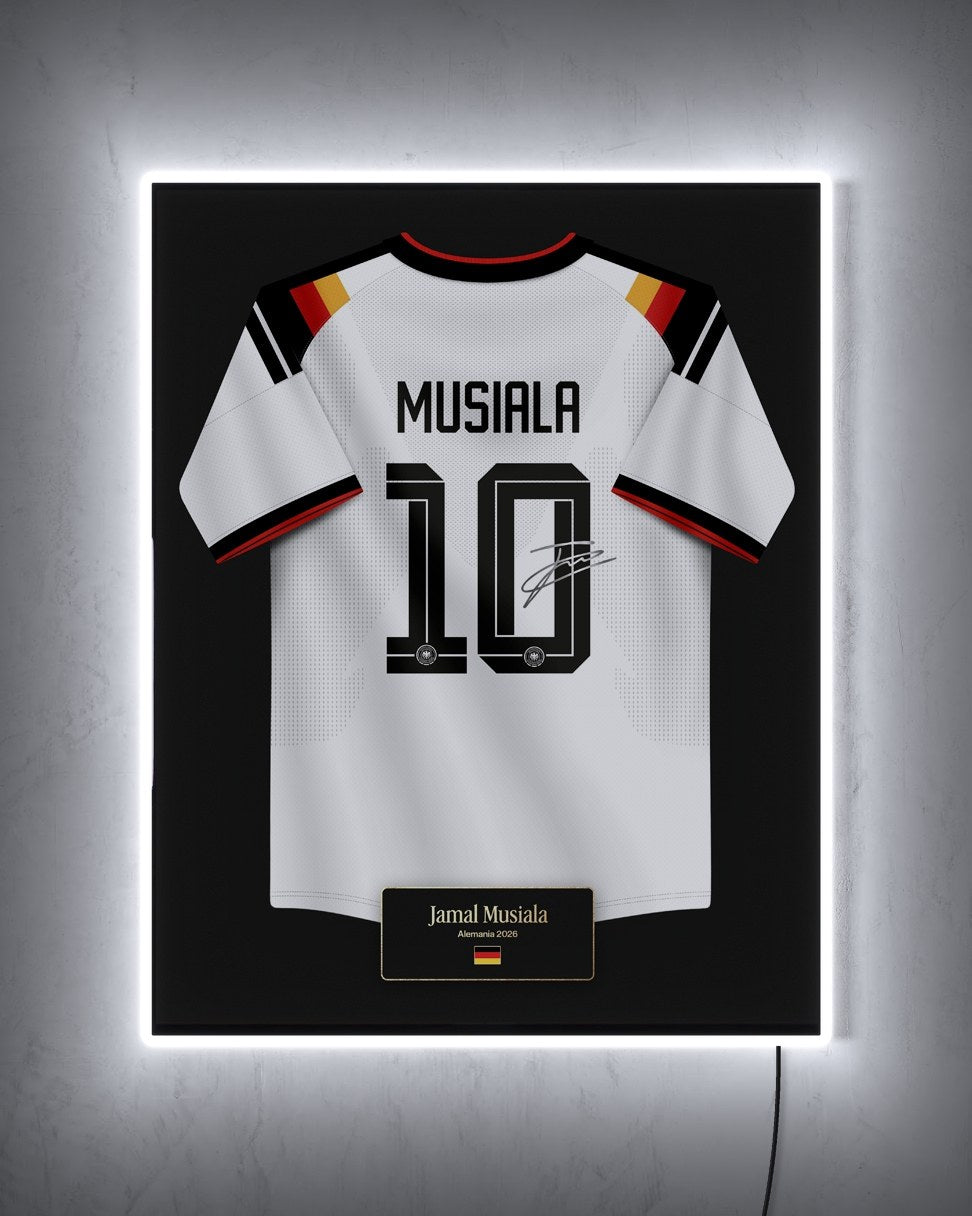 Alemania 2026 Local - Diseño Jersey con LED blanco encendido de noche