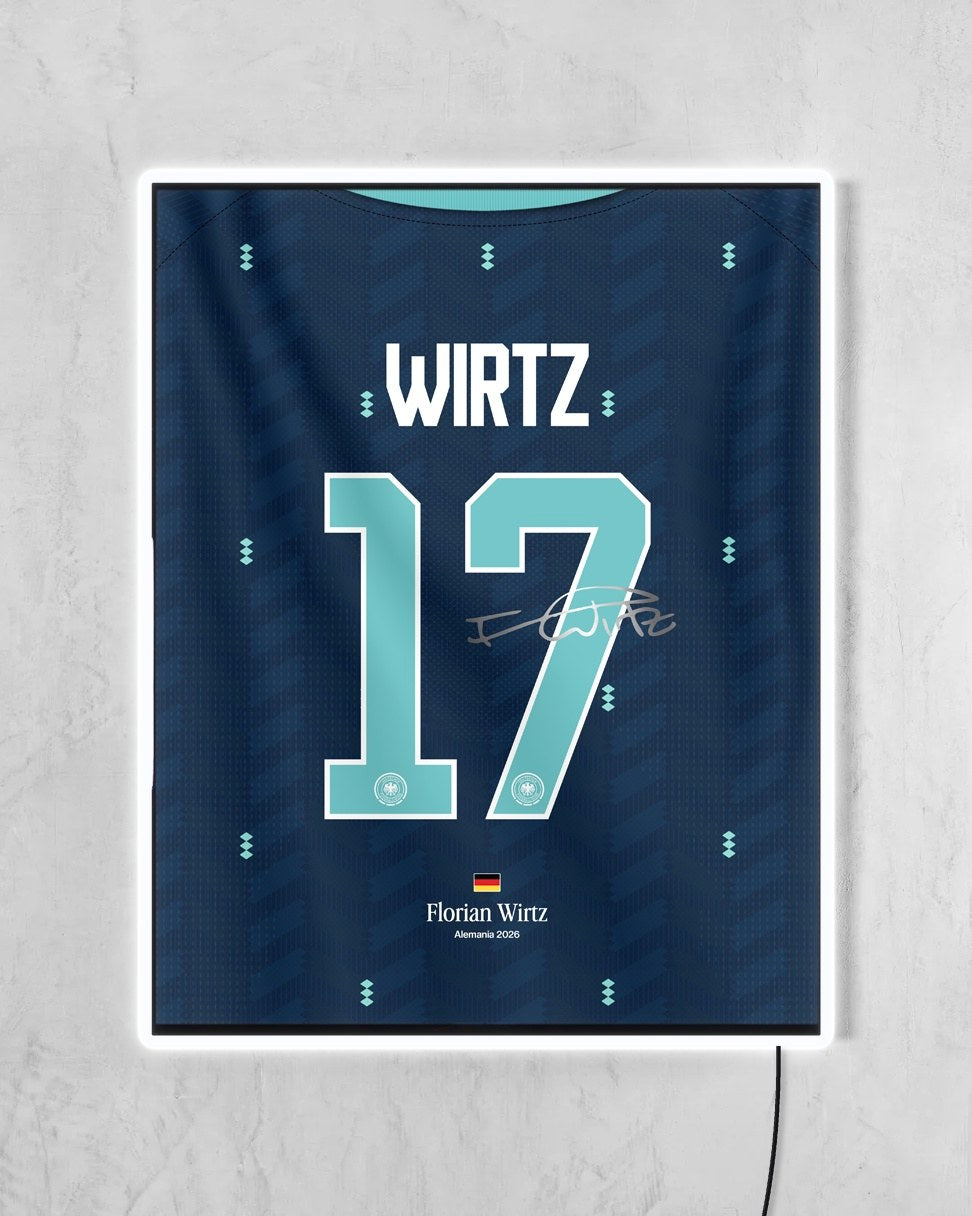Alemania 2026 Visitante - Diseño Dorsal con LED blanco encendido