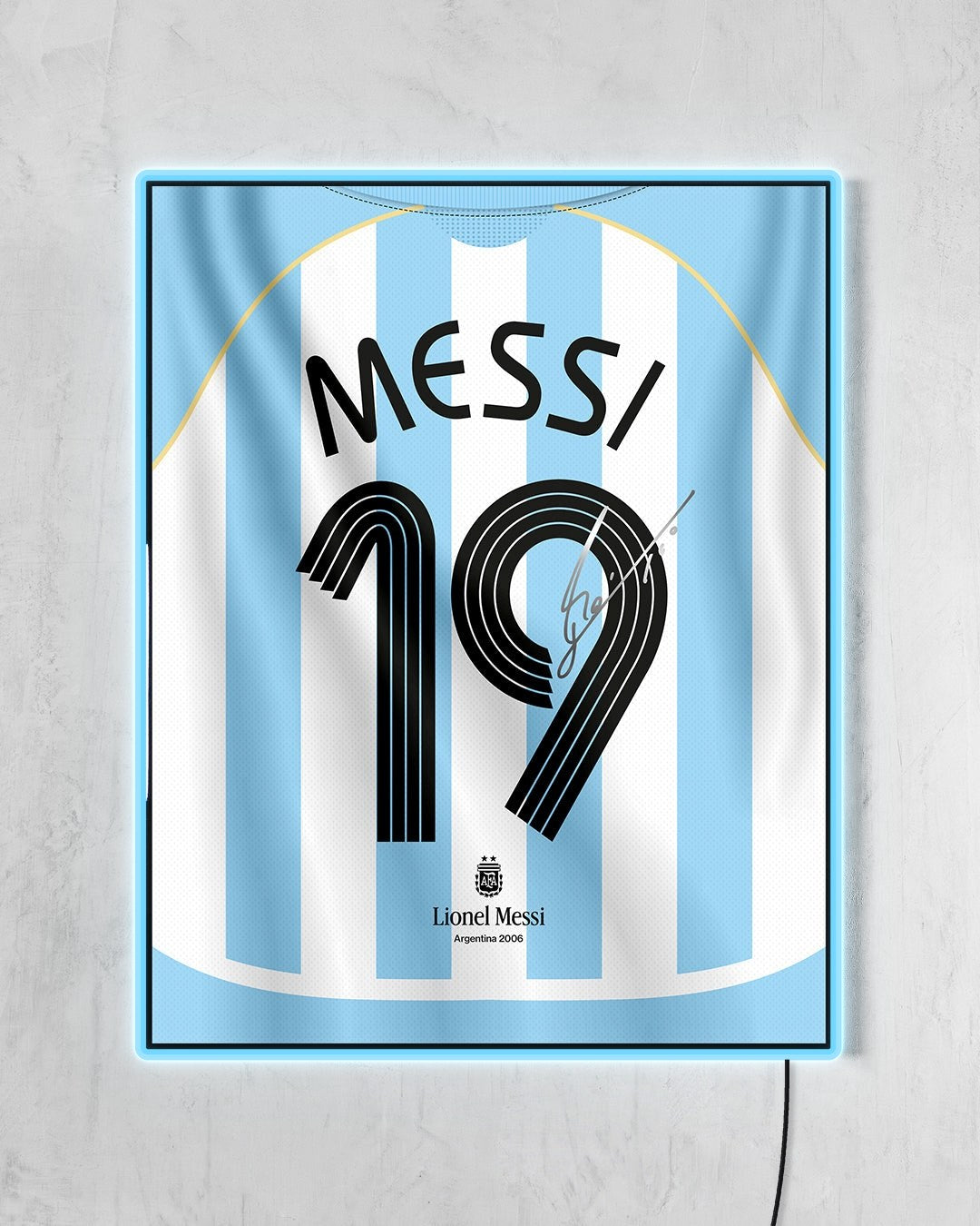 Argentina 2006 Local - Diseño Dorsal con LED celeste encendido