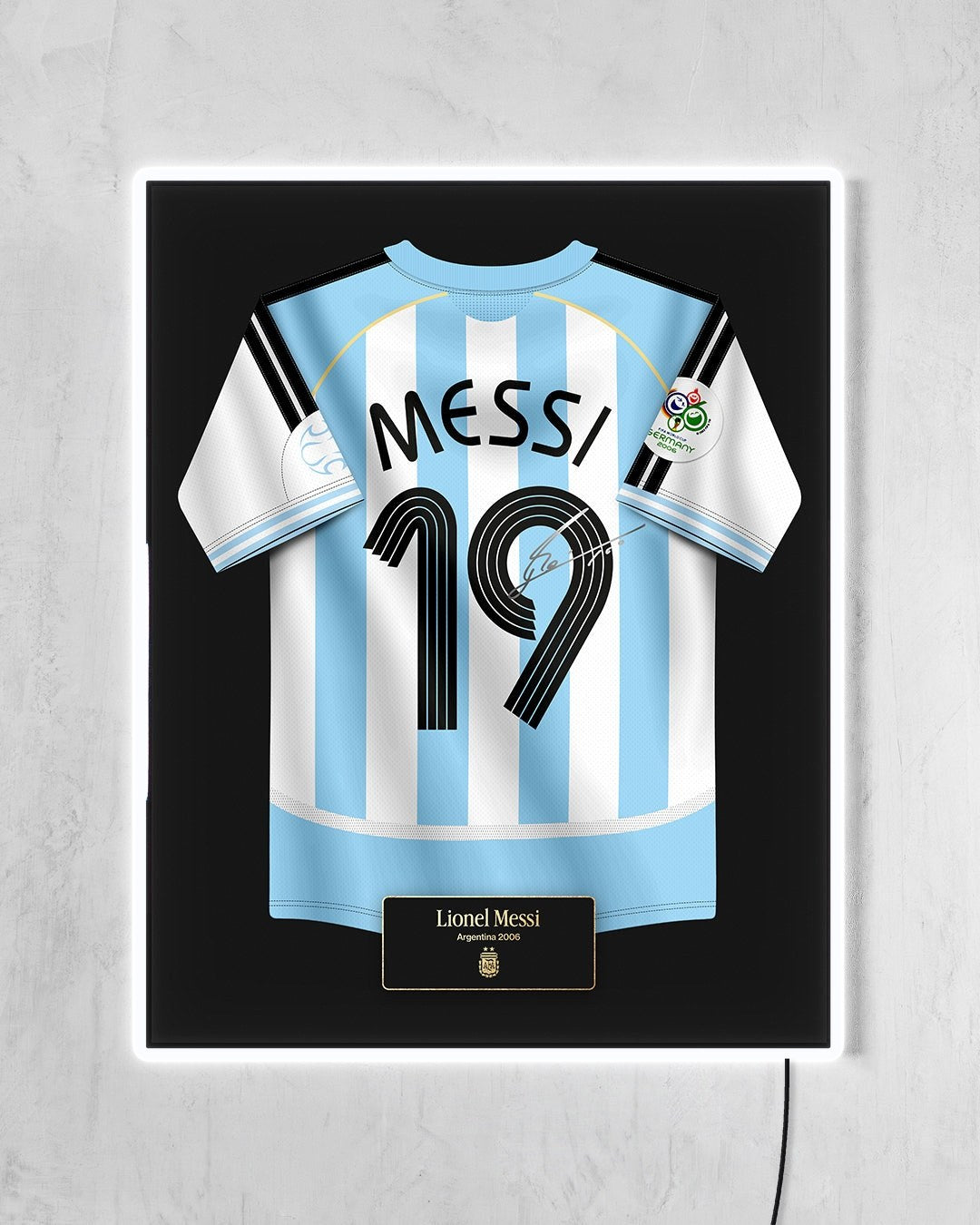 Argentina 2006 Local - Diseño Jersey con LED blanco encendido
