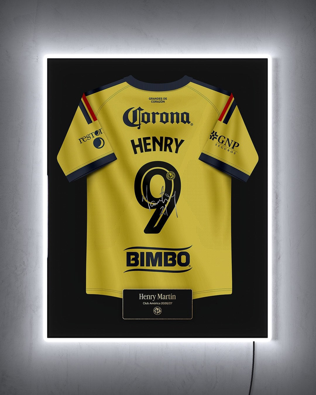 América 2026/27 Local - Diseño Jersey con LED blanco encendido de noche