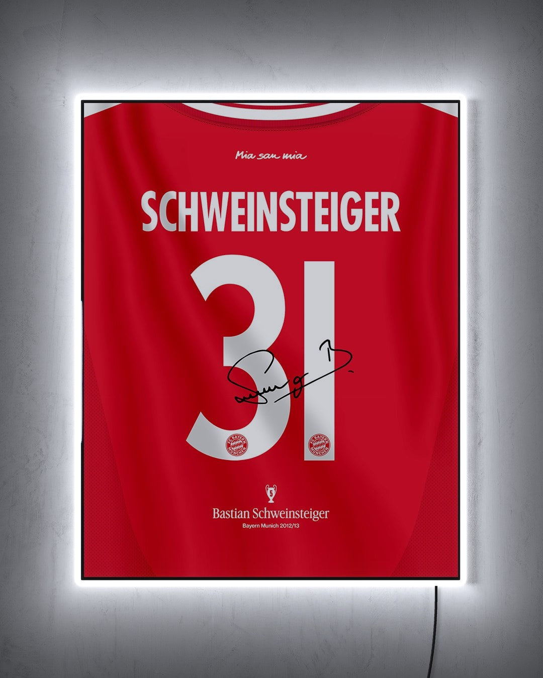 Bayern Munich 2012/13 Local - Diseño Dorsal con LED blanco encendido de noche