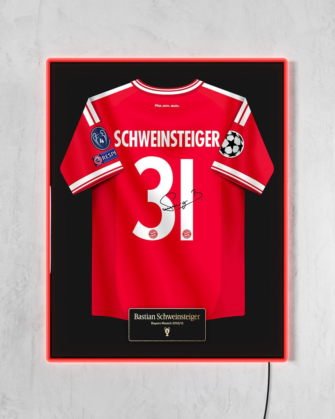 Bayern Munich 2012/13 Local - Diseño Jersey con LED rojo encendido