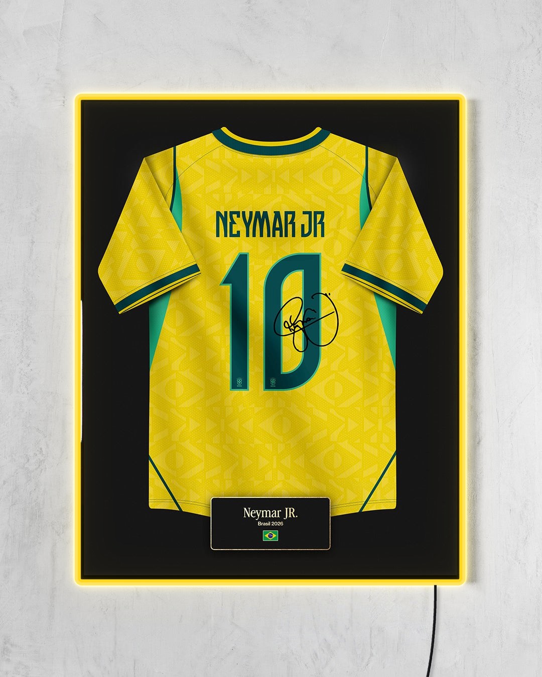 Brasil 2026 Local - Diseño Jersey con LED amarillo encendido