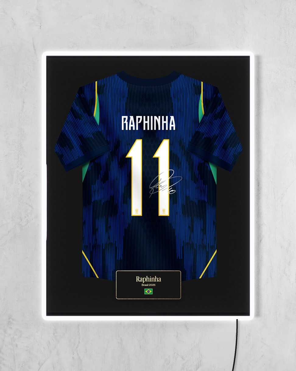 Brasil 2026 Visitante - Diseño Jersey con LED blanco encendido