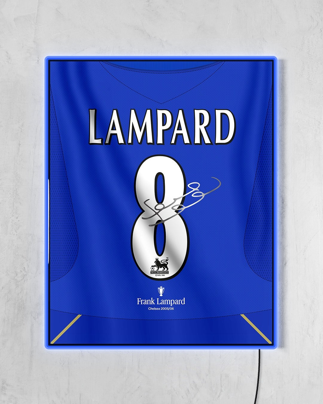 Chelsea 2005/2006 Local - Diseño Dorsal con LED azul encendido
