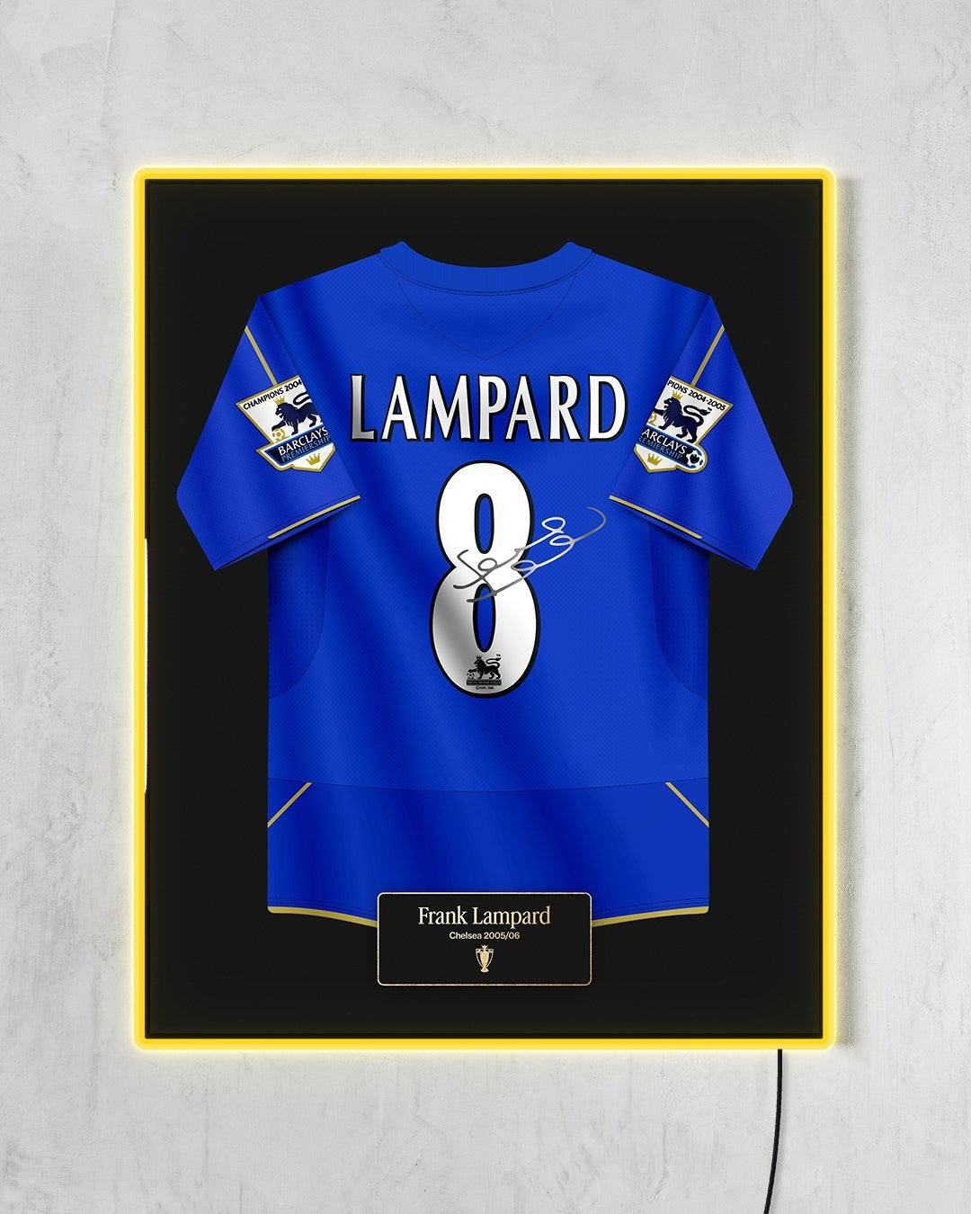 Chelsea 2005/2006 Local - Diseño Jersey con LED amarillo encendido