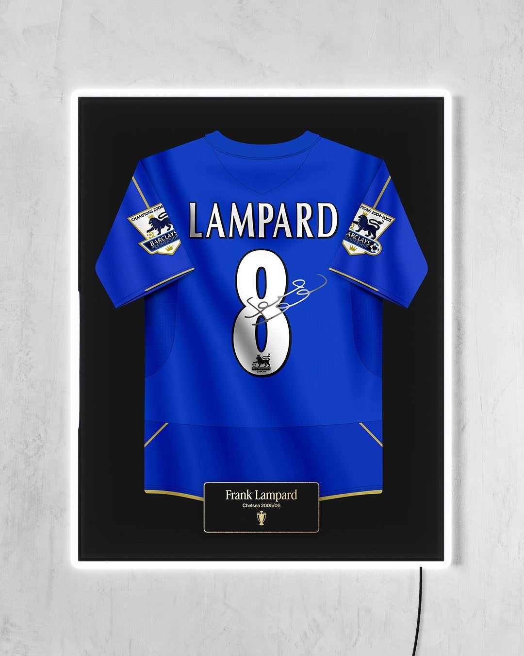 Chelsea 2005/2006 Local - Diseño Jersey con LED blanco encendido