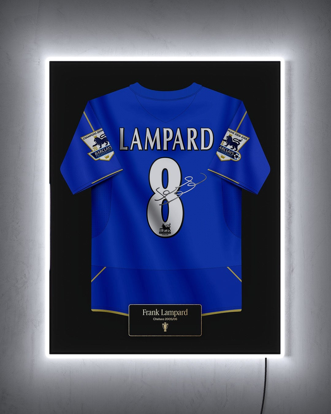 Chelsea 2005/2006 Local - Diseño Jersey con LED blanco encendido de noche
