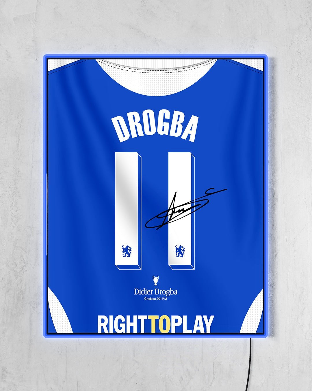 Chelsea 2011/12 - Diseño Dorsal con LED azul encendido