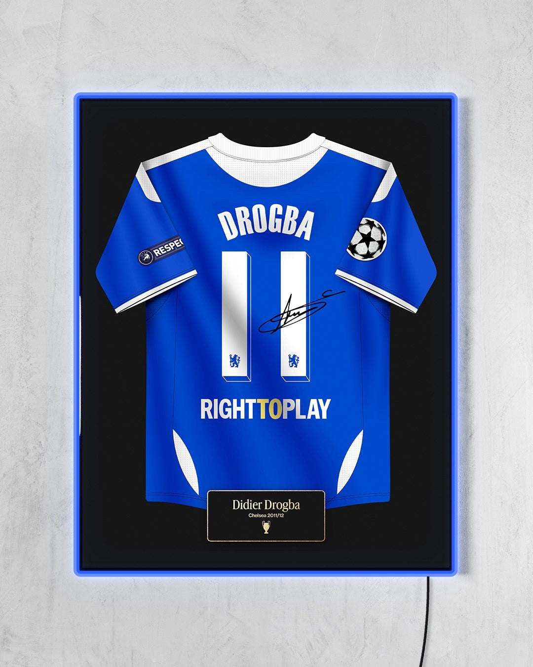 Chelsea 2011/12 - Diseño Jersey con LED azul encendido