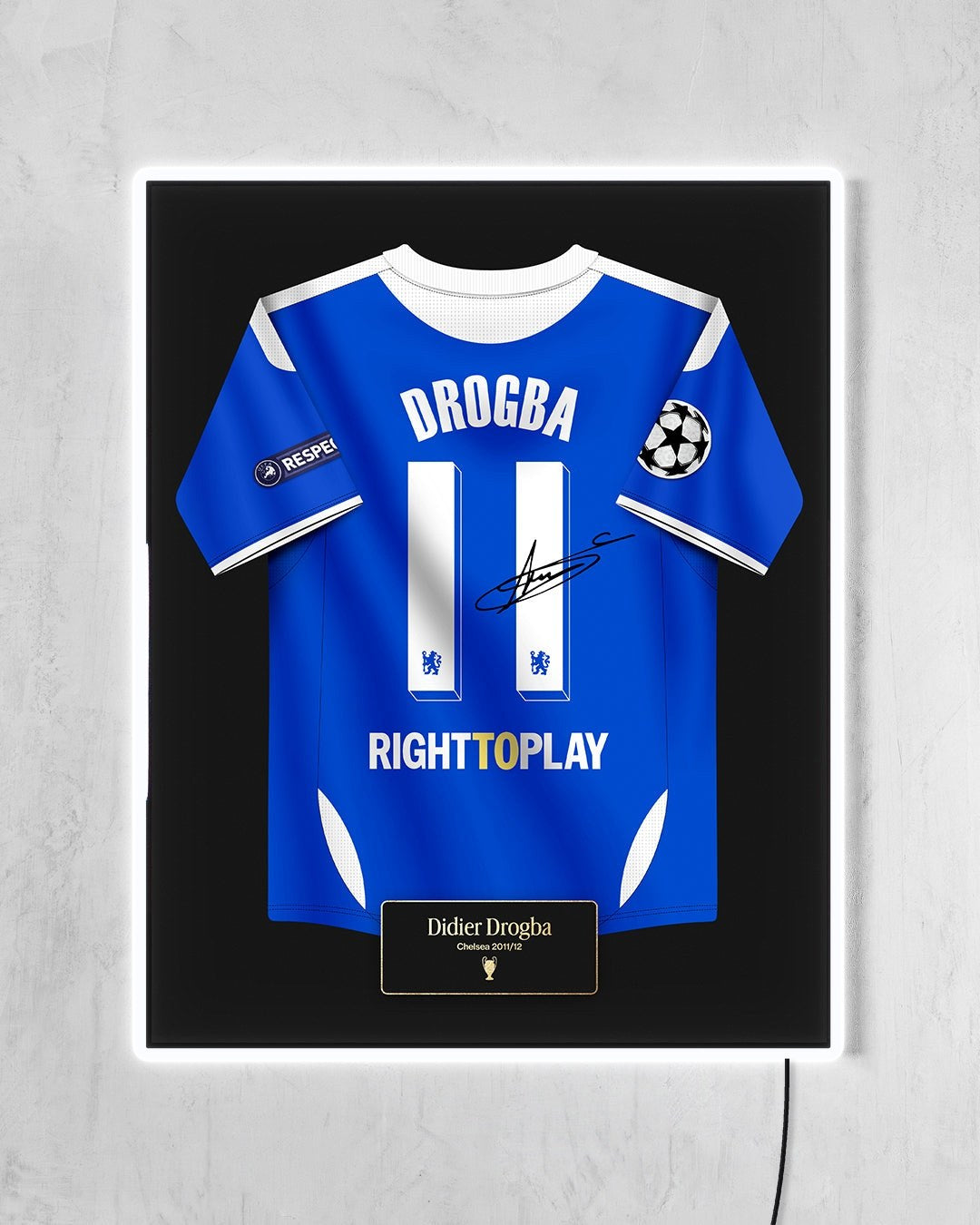 Chelsea 2011/12 - Diseño Jersey con LED blanco encendido