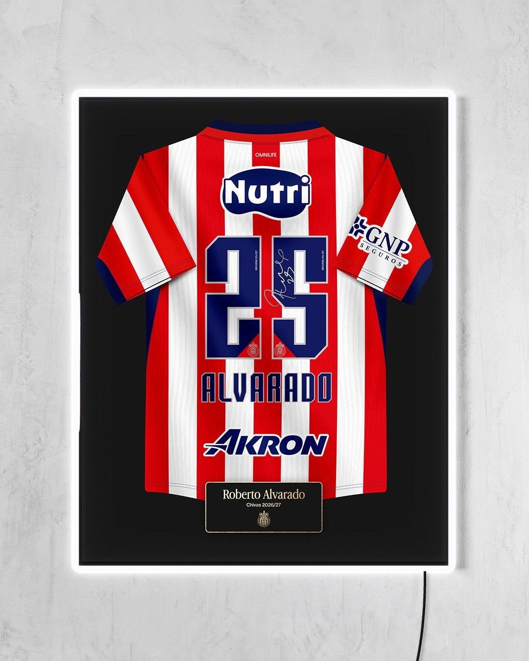 Chivas 2026/27 Local - Diseño Jersey con LED blanco encendido
