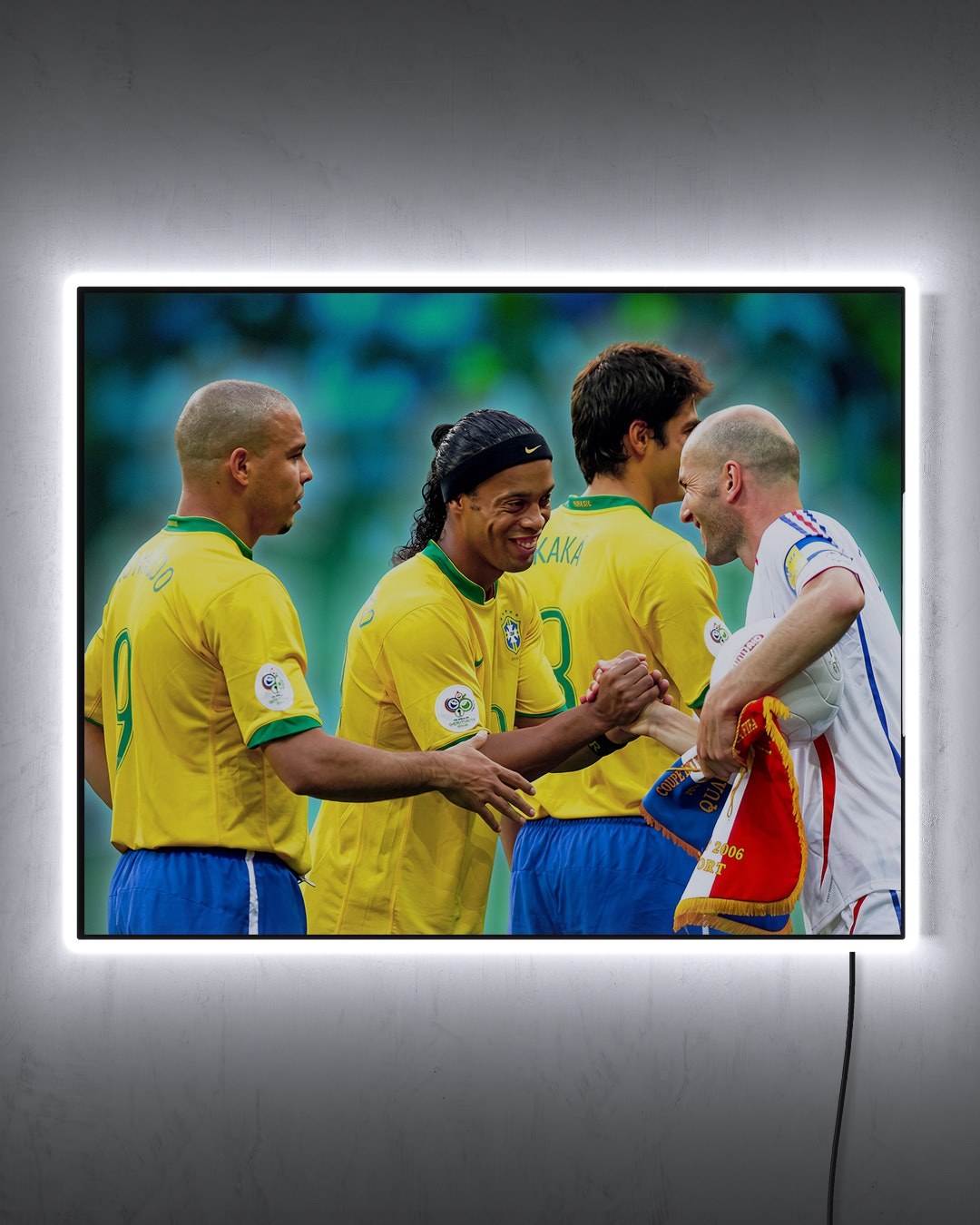 Choque de Estrellas - Mundial 2006 con LED blanco encendido de noche