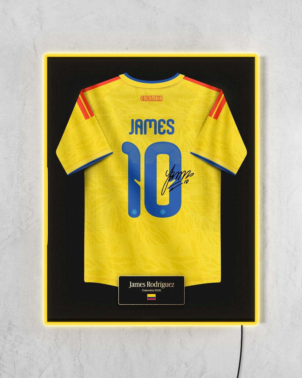 Colombia 2026 Local - Diseño Jersey con LED amarillo encendido