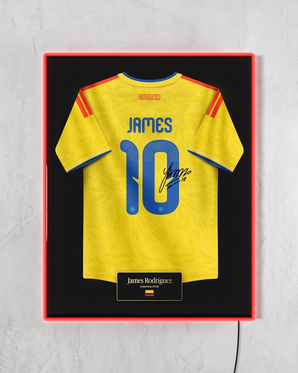 Colombia 2026 Local - Diseño Jersey con LED rojo encendido