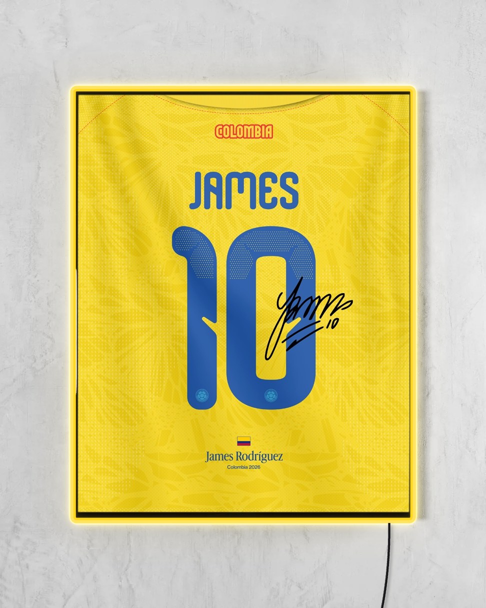 Colombia 2026 Local - Diseño Dorsal con LED amarillo encendido