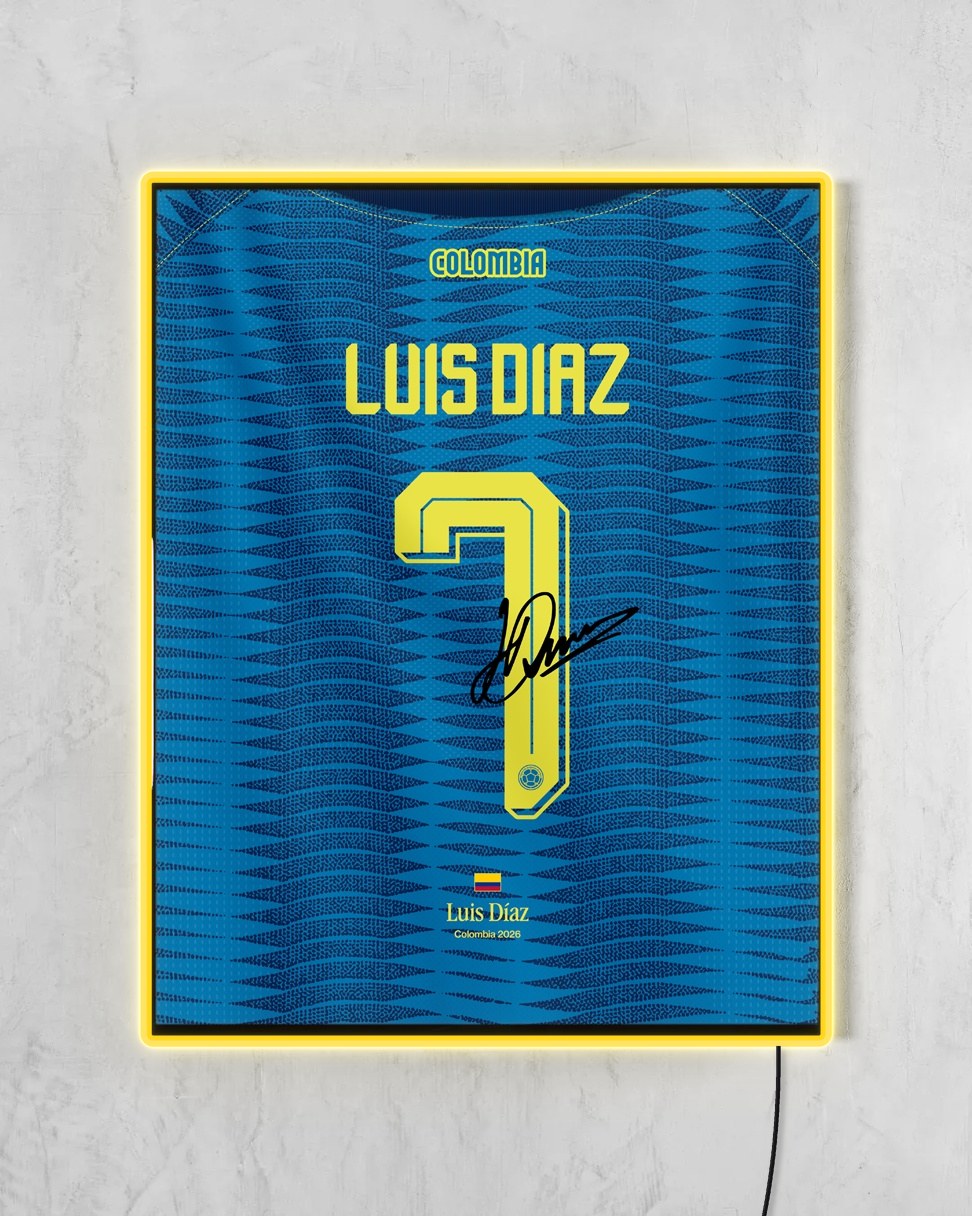 Colombia 2026 Visitante - Diseño Dorsal con LED amarillo encendido
