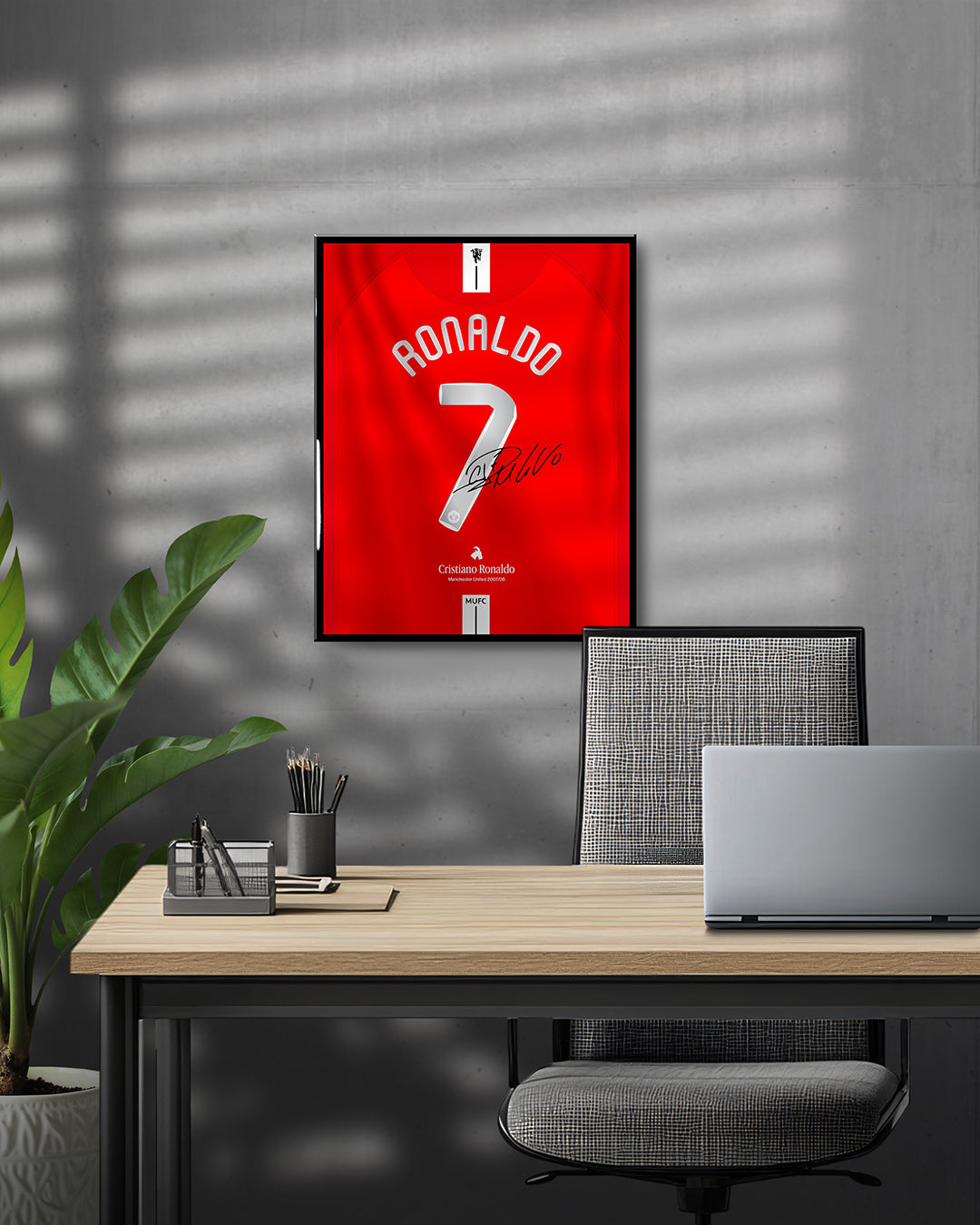 Manchester United 2007/08 Local - Diseño Dorsal