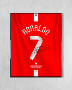 Manchester United 2007/08 Local - Diseño Dorsal