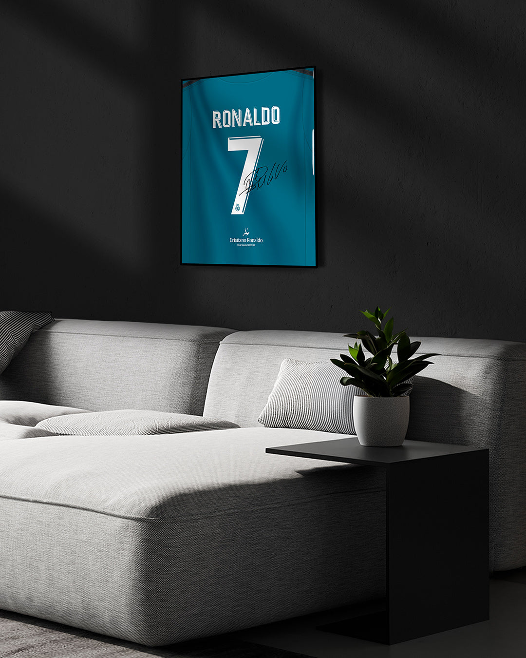Real Madrid 2017/18 Tercera - Diseño Dorsal