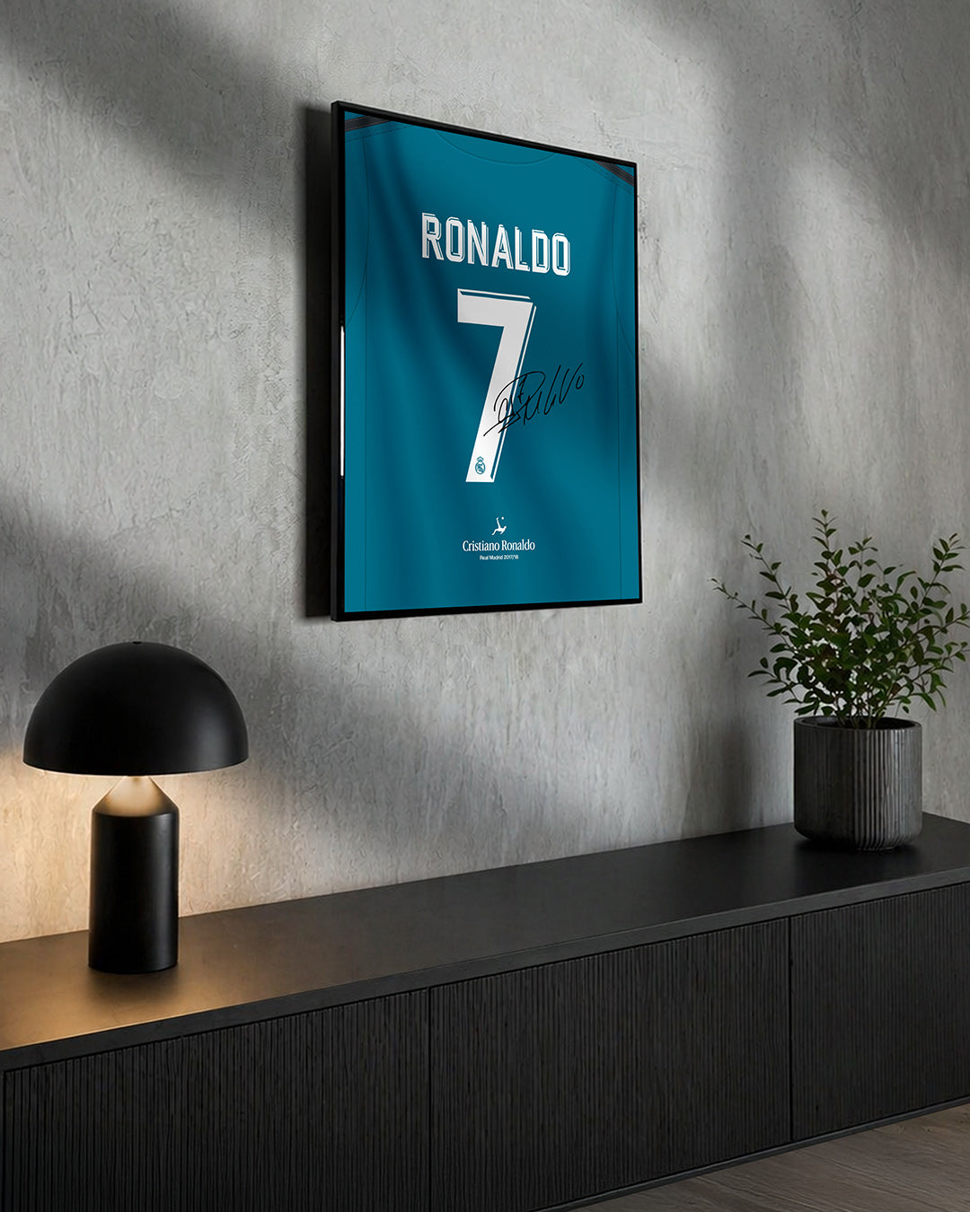 Real Madrid 2017/18 Tercera - Diseño Dorsal