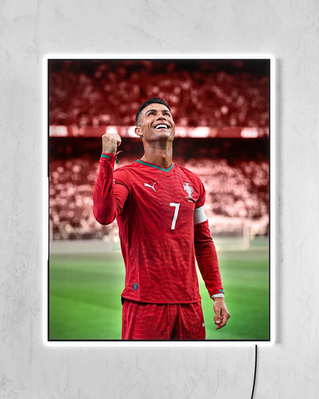 Cristiano Ronaldo - El Último Baile con LED blanco encendido