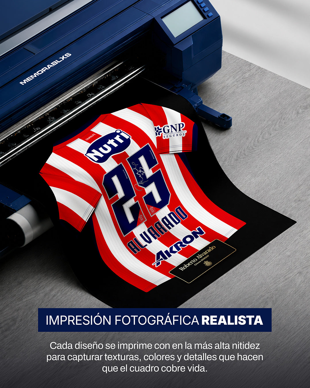 Cuadro Chivas 2026/27 Local - Diseño Jersey R. Alvarado #25