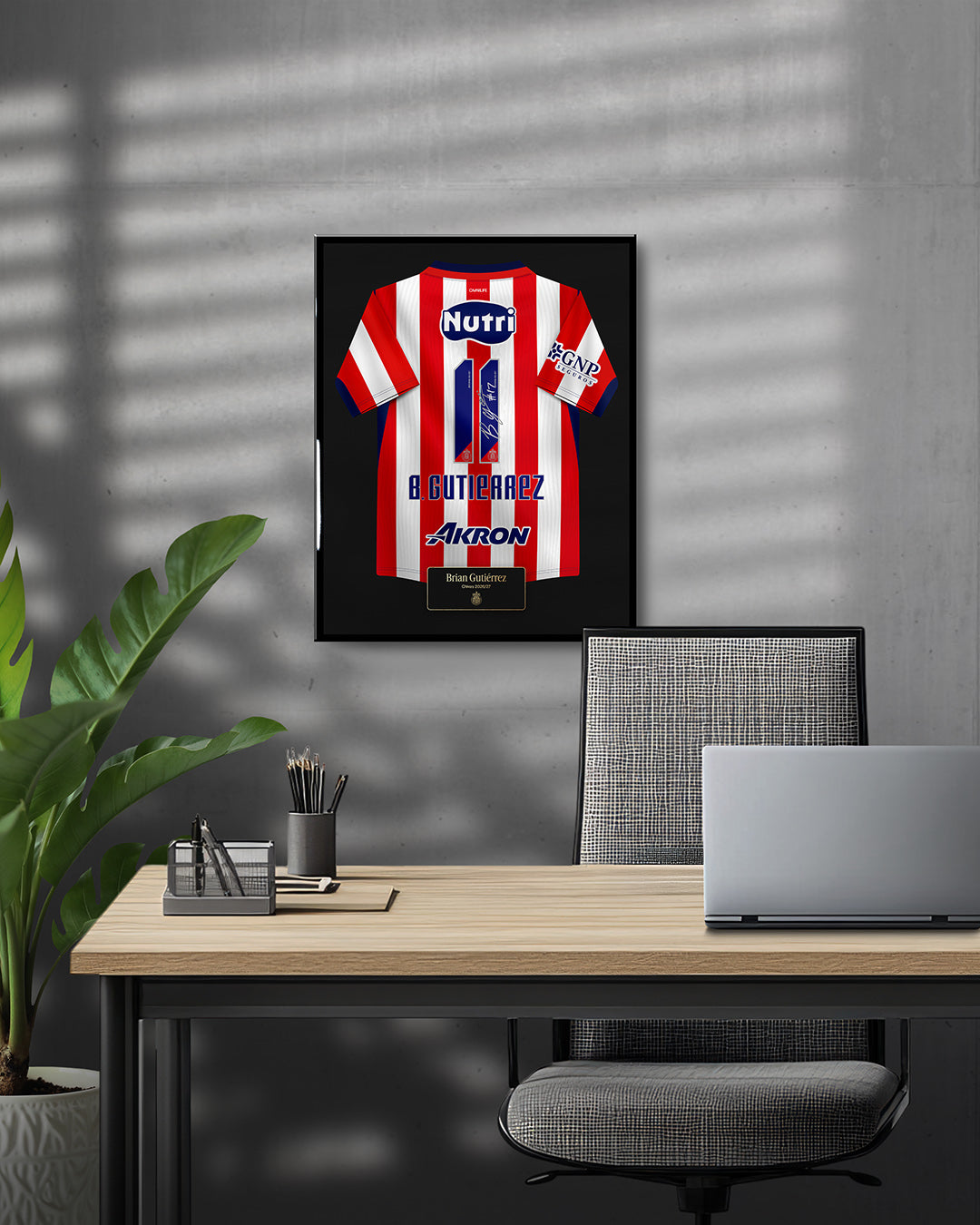 Cuadro Chivas 2026/27 Local - Diseño Jersey B. Gutiérrez #11