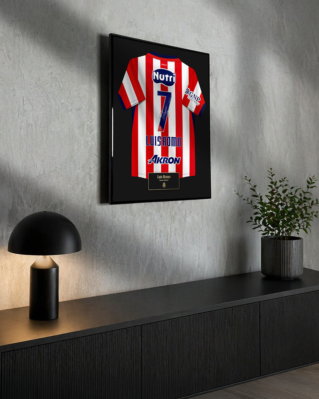 Cuadro Chivas 2026/27 Local - Diseño Jersey Luis Romo #7