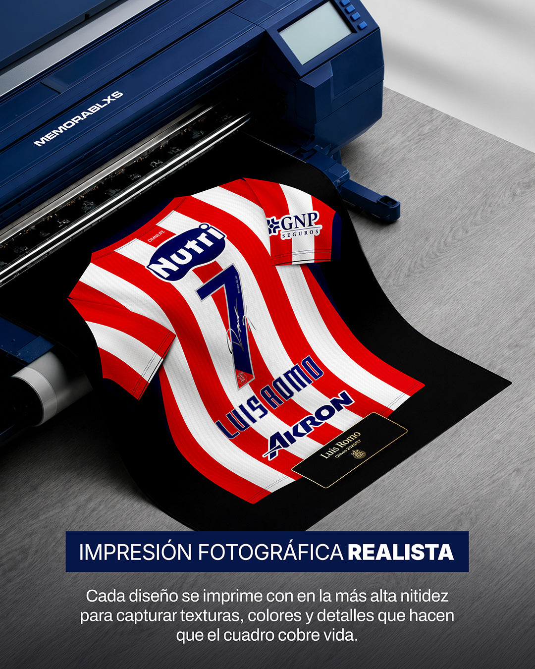 Cuadro Chivas 2026/27 Local - Diseño Jersey Luis Romo #7