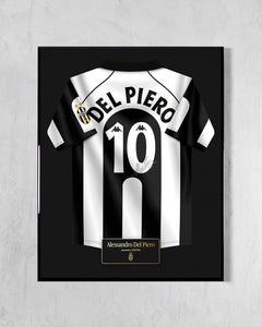 Juventus 1997/98 Local - Diseño Jersey / Del Piero #10