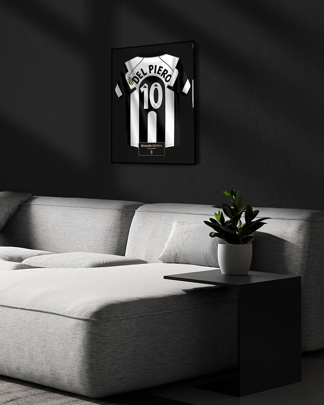 Cuadro Juventus 1997/98 Local - Diseño Jersey Del Piero #10