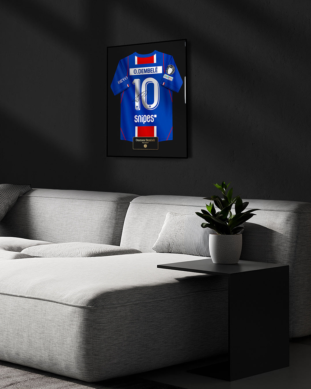 Cuadro PSG 2026/27 Local - Diseño Jersey O. Dembélé #10