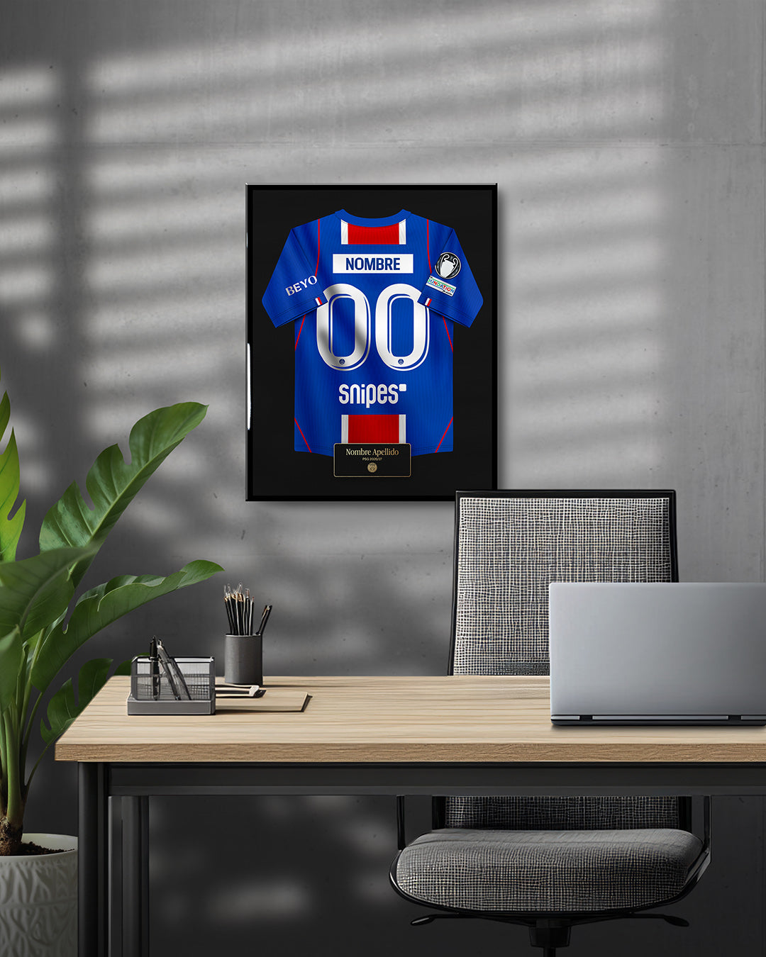 Cuadro PSG 2026/27 Local - Diseño Jersey Personalizado