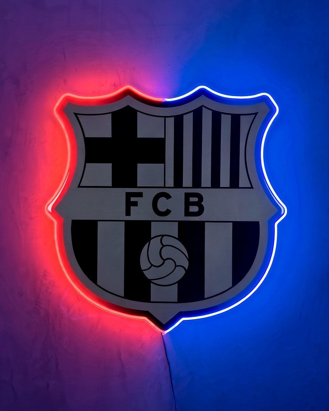 Escudo FC Barcelona Gris