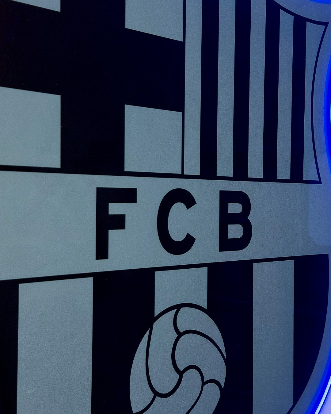 Escudo FC Barcelona Gris