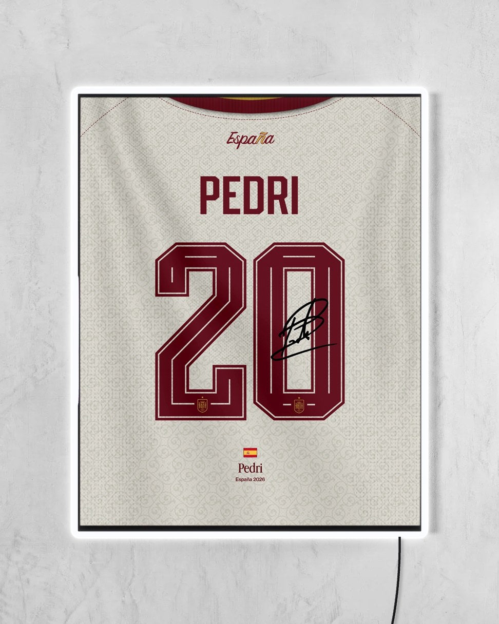 España 2026 Visitante - Diseño Dorsal con LED blanco encendido