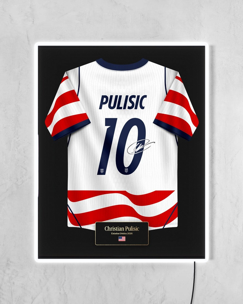 Estados Unidos 2026 Local - Diseño Jersey con LED blanco encendido
