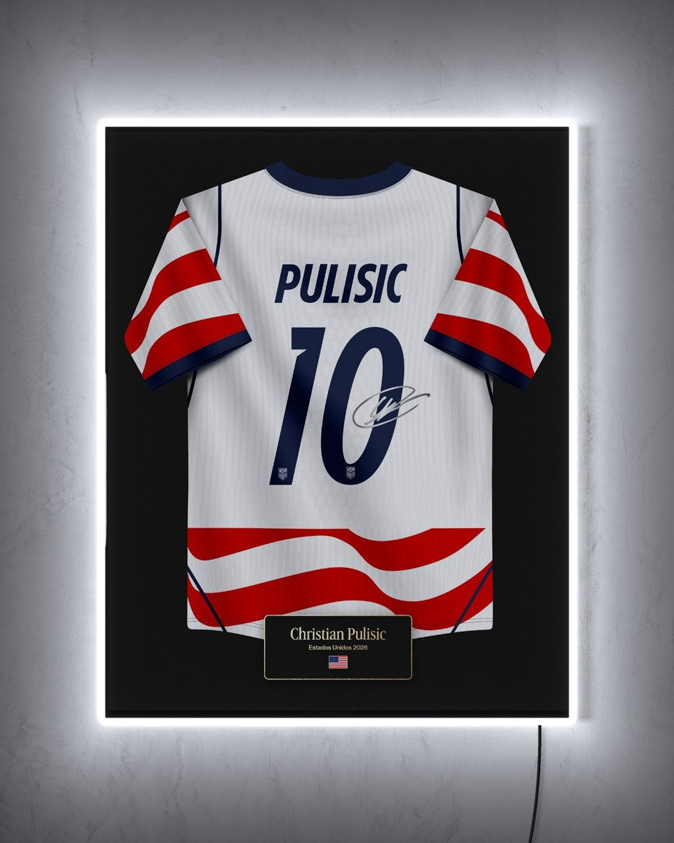 Estados Unidos 2026 Local - Diseño Jersey con LED blanco encendido de noche