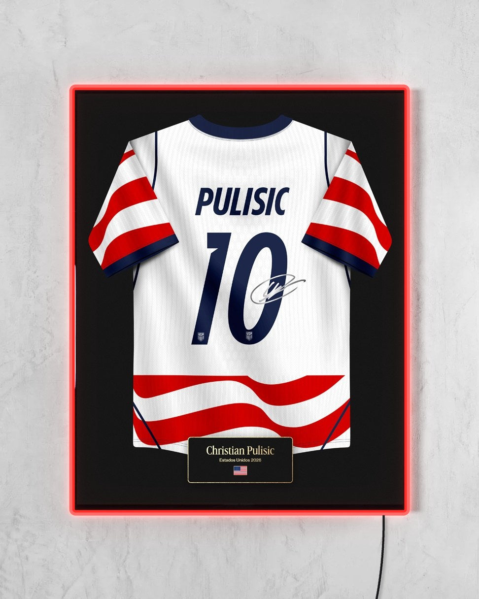 Estados Unidos 2026 Local - Diseño Jersey con LED rojo encendido