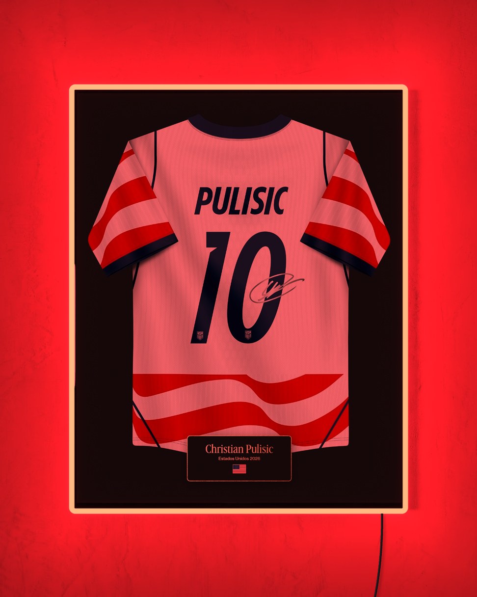 Estados Unidos 2026 Local - Diseño Jersey con LED rojo encendido de noche