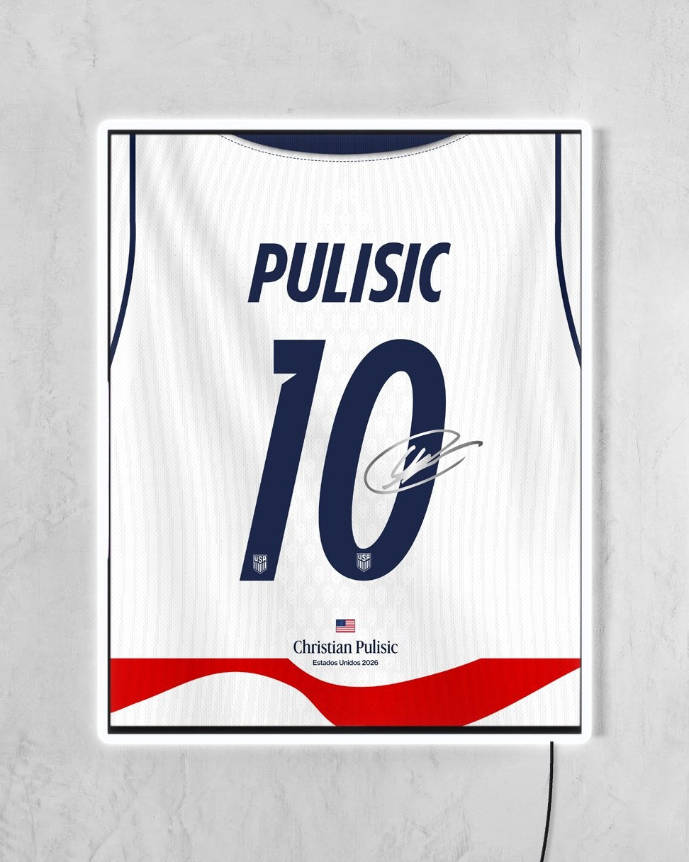 Estados Unidos 2026 Local - Diseño Dorsal con LED blanco encendido