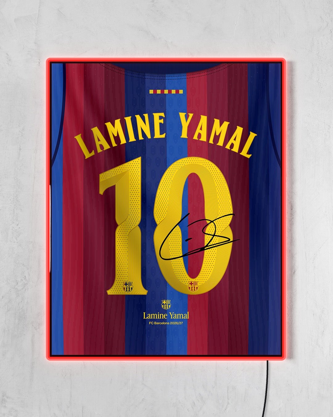 FC Barcelona 2026/27 Local - Diseño Dorsal con LED rojo encendido