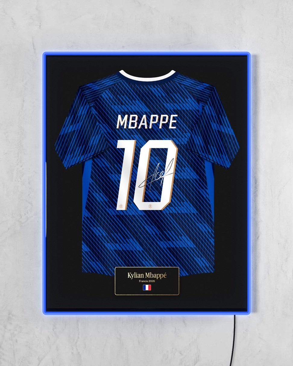 Francia 2026 Local - Diseño Jersey con LED azul encendido